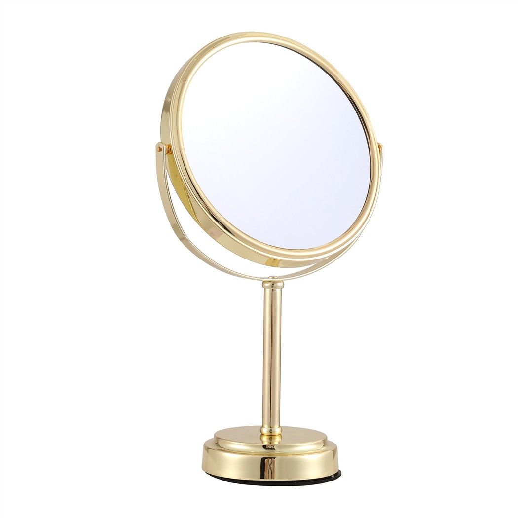 Embellir Makeup Mirror 1X 5X Magnifying Rotation Tabletop Gold