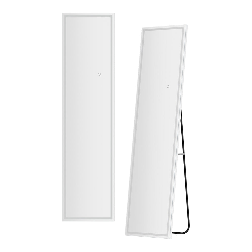 Embellir Full-Length LED Mirror Aluminium Frame Adjustable Brightness