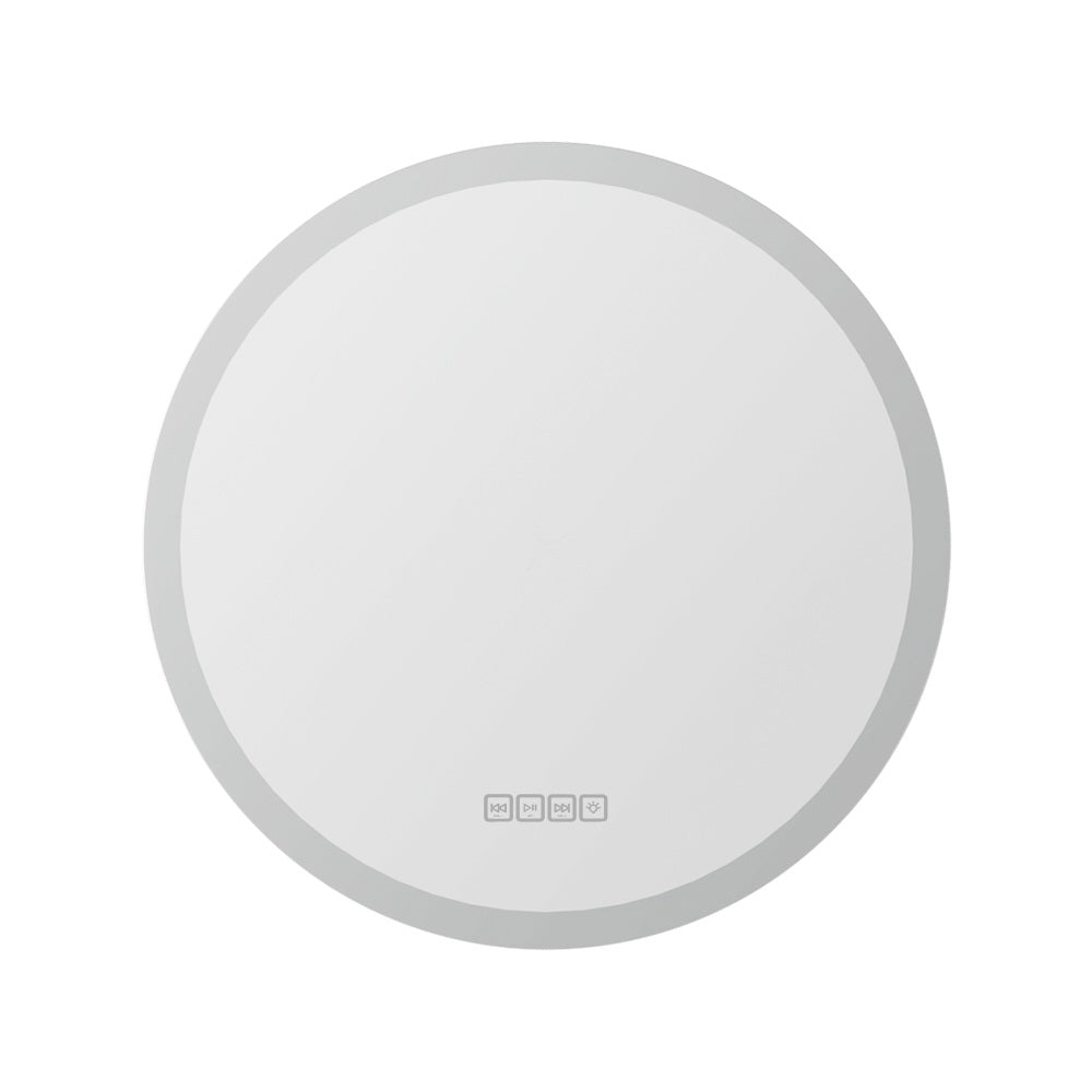 Embellir Bluetooth LED Wall Mirror 60cm Round Bathroom Mirror