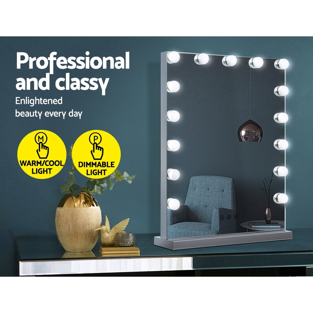 Embellir 43x61cm Hollywood Vanity Makeup Mirror LED Tabletop Wall
