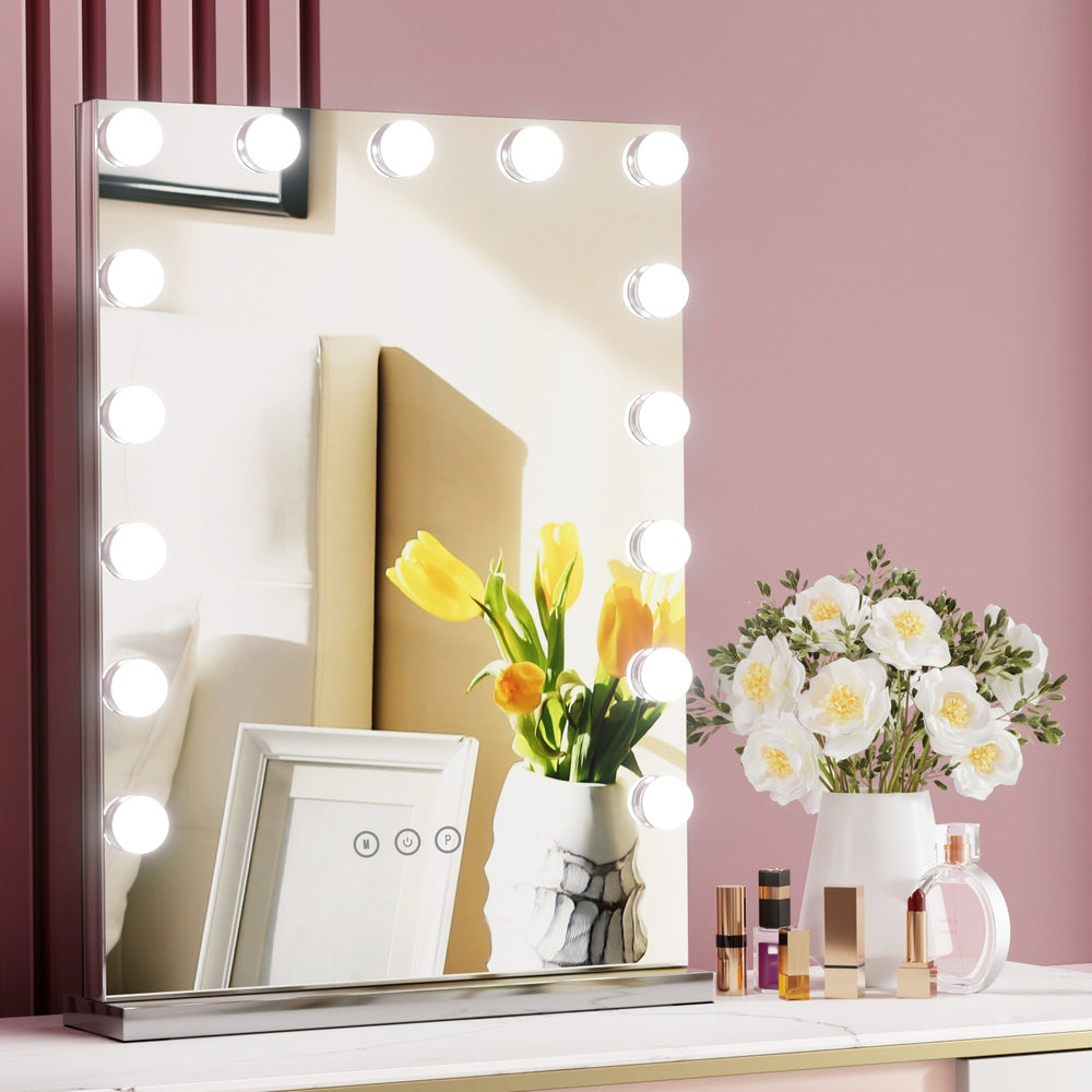 Embellir Makeup Mirror 43x61cm LED Hollywood Vanity Tabletop Wall