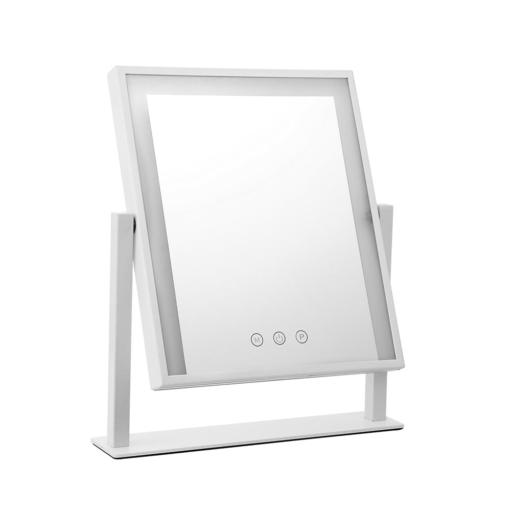Embellir 30x40cm Hollywood Vanity Makeup Mirror LED Light Rotatable White