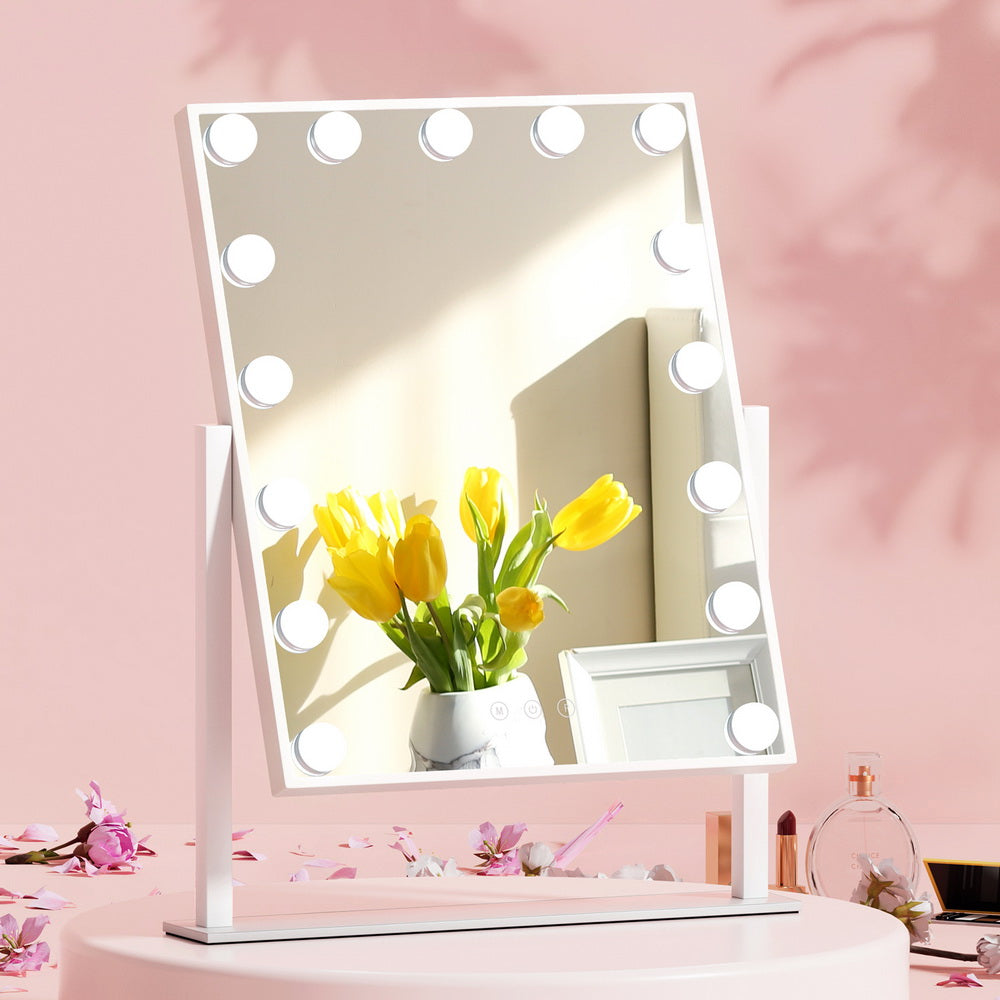 Embellir 40x50cm Hollywood Vanity Makeup Mirror LED Light Rotatable