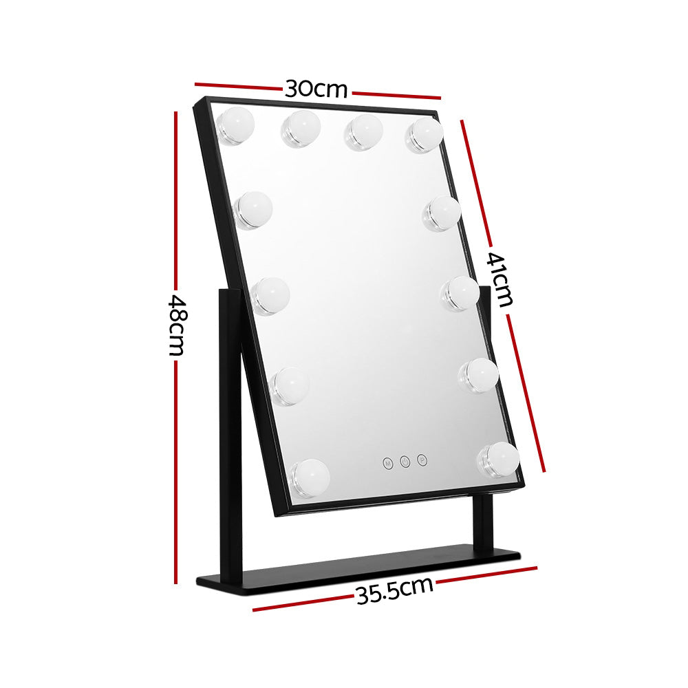 Embellir 30x48cm Hollywood Vanity Makeup Mirror LED Light Rotatable