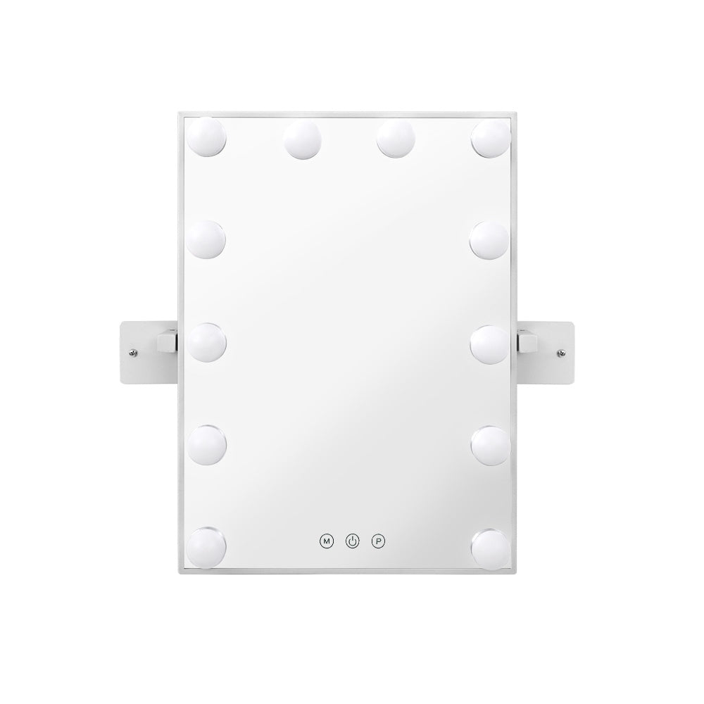Embellir Hollywood Makeup Mirror 30x40cm Wall Vanity 12 LED Bulbs
