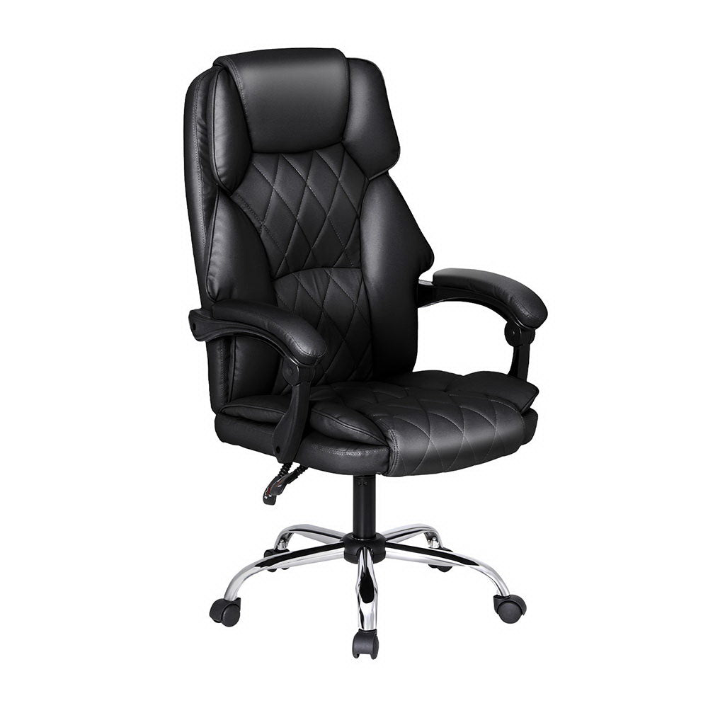 Artiss High Back Massage Office Chair Black