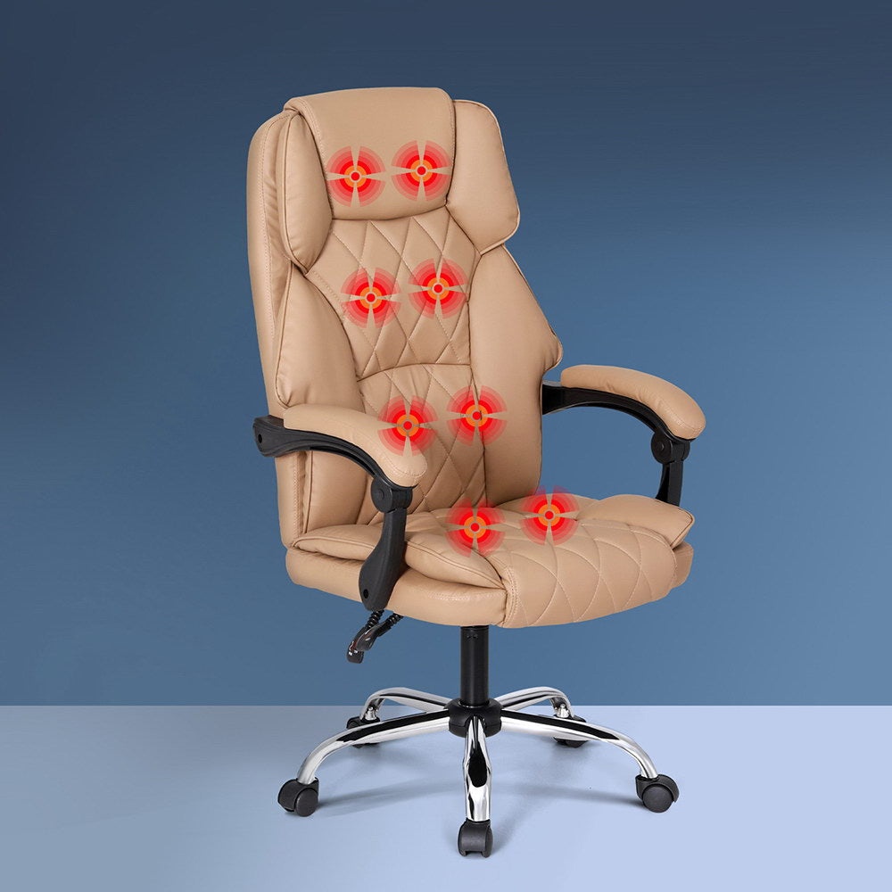 Artiss Massage Office Chair High Back Computer Chair