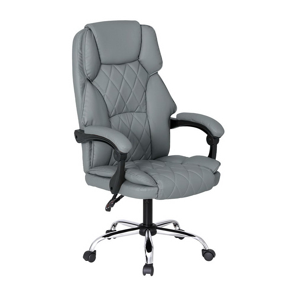 Artiss High Back Massage Office Chair Grey
