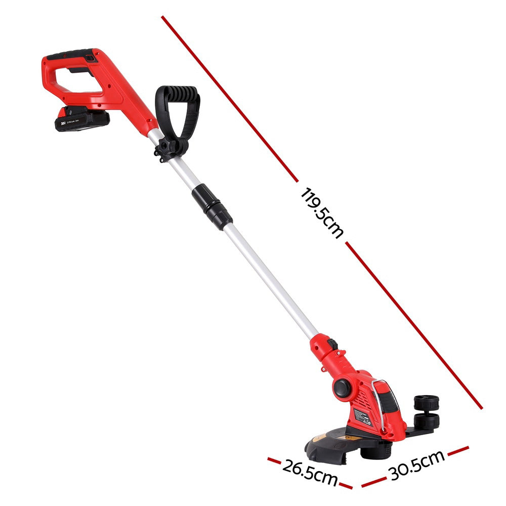 Giantz 20V Cordless Line Trimmer Lightweight Adjustable Garden Tool