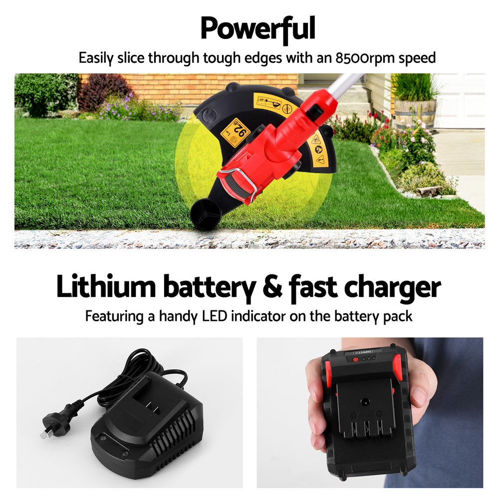 Giantz 20V Cordless Line Trimmer Lightweight Adjustable Garden Tool