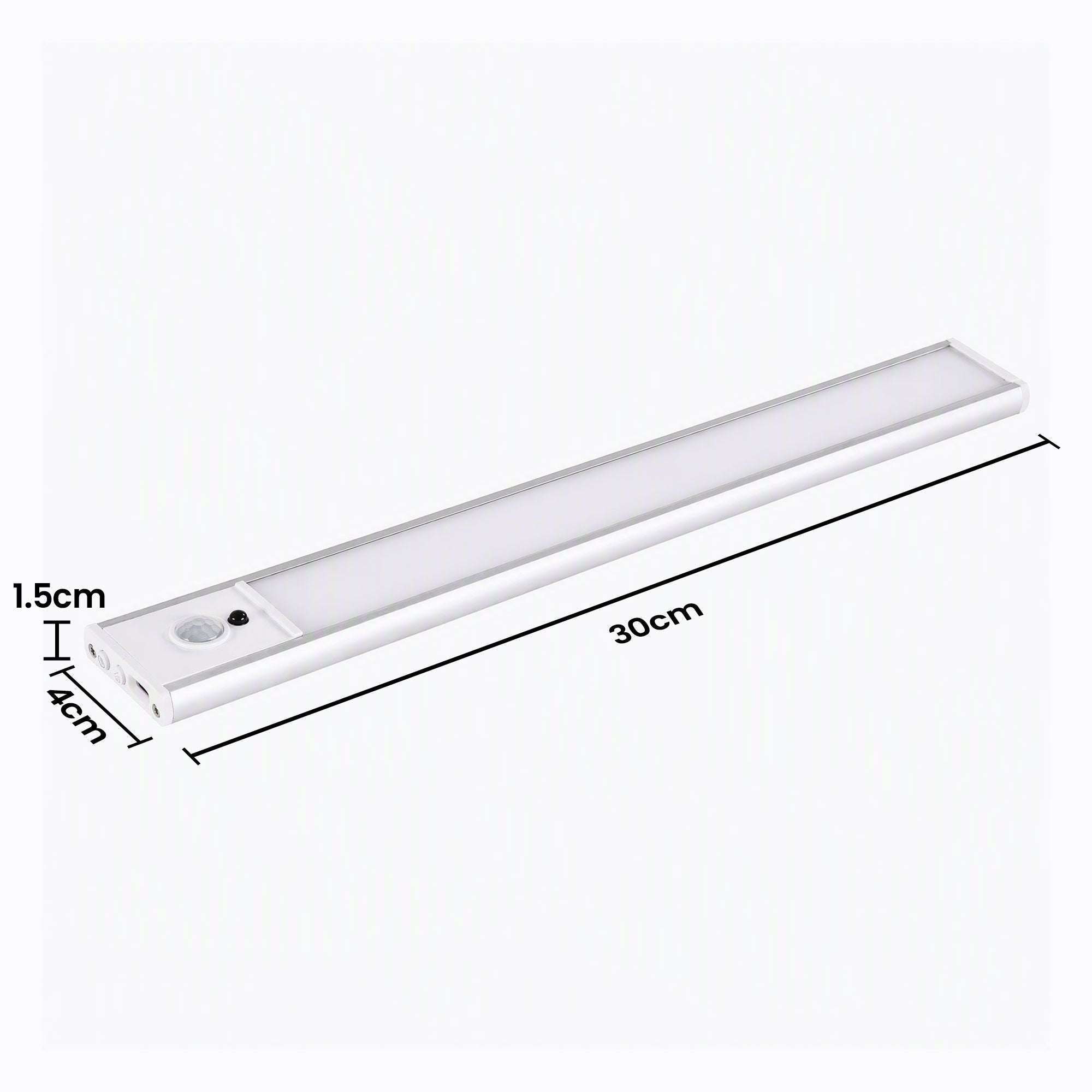 Artiss 4-Pack Motion Sensor Cabinet Lights, 20cm Dimmable LED Closet Light with 5 Colors, Type-C Rechargeable Magnetic Night Light with 5 Colors