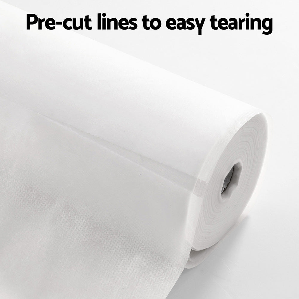 Zenses 80x180cm Massage Table Cover 6 Rolls 300 Sheets White