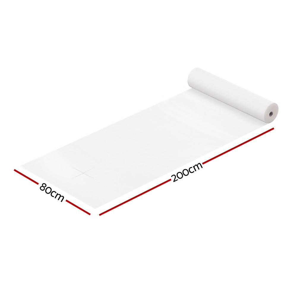 Zenses 80cm x 200cm Massage Table Cover 6 Rolls White Disposable