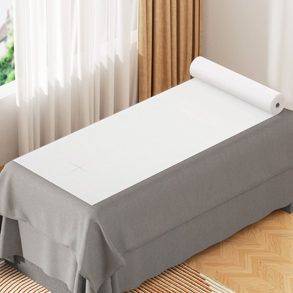 Zenses 80cm x 200cm Disposable Massage Table Covers 50 Pack White