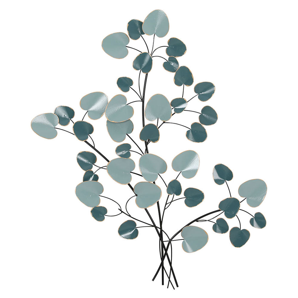 Artiss Metal Tree of Life Leaf Wall Art Hanging Blue