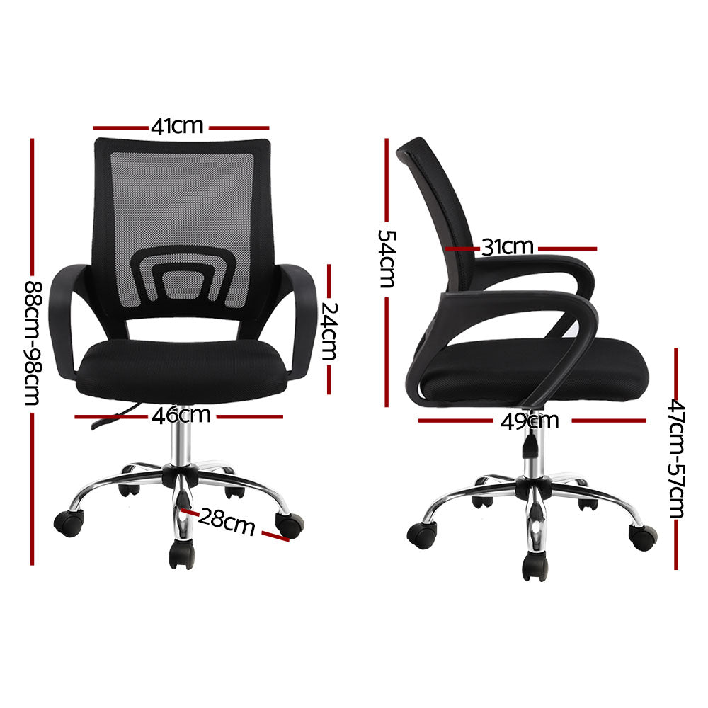 Cody Mid-Back Mesh Office Chair Black