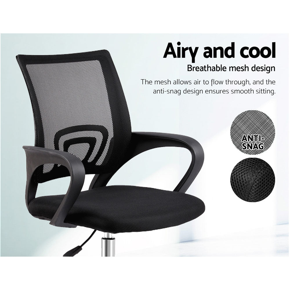 Cody Mid-Back Mesh Office Chair Black