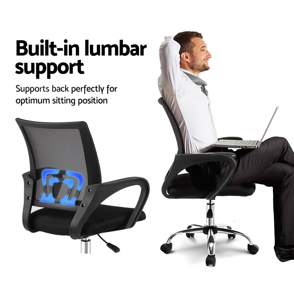 Cody Mid-Back Mesh Office Chair Black