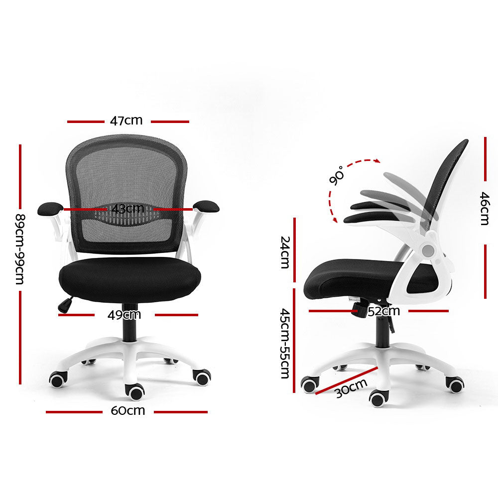Galene Mid Back Mesh Office Chair Black