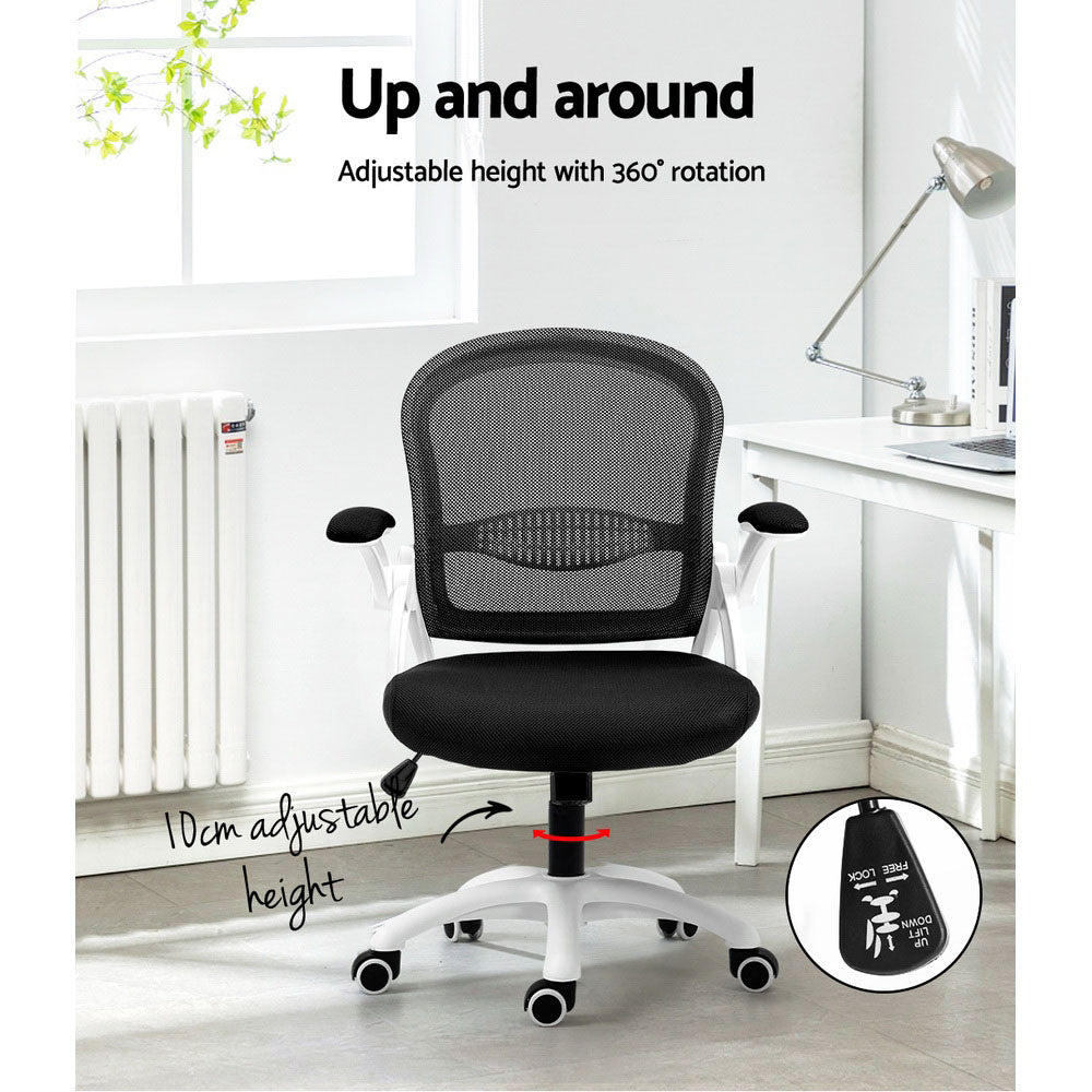 Galene Mid Back Mesh Office Chair Black