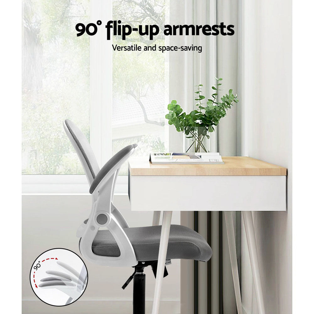 Galene Mid Back Office Chair Mesh Grey