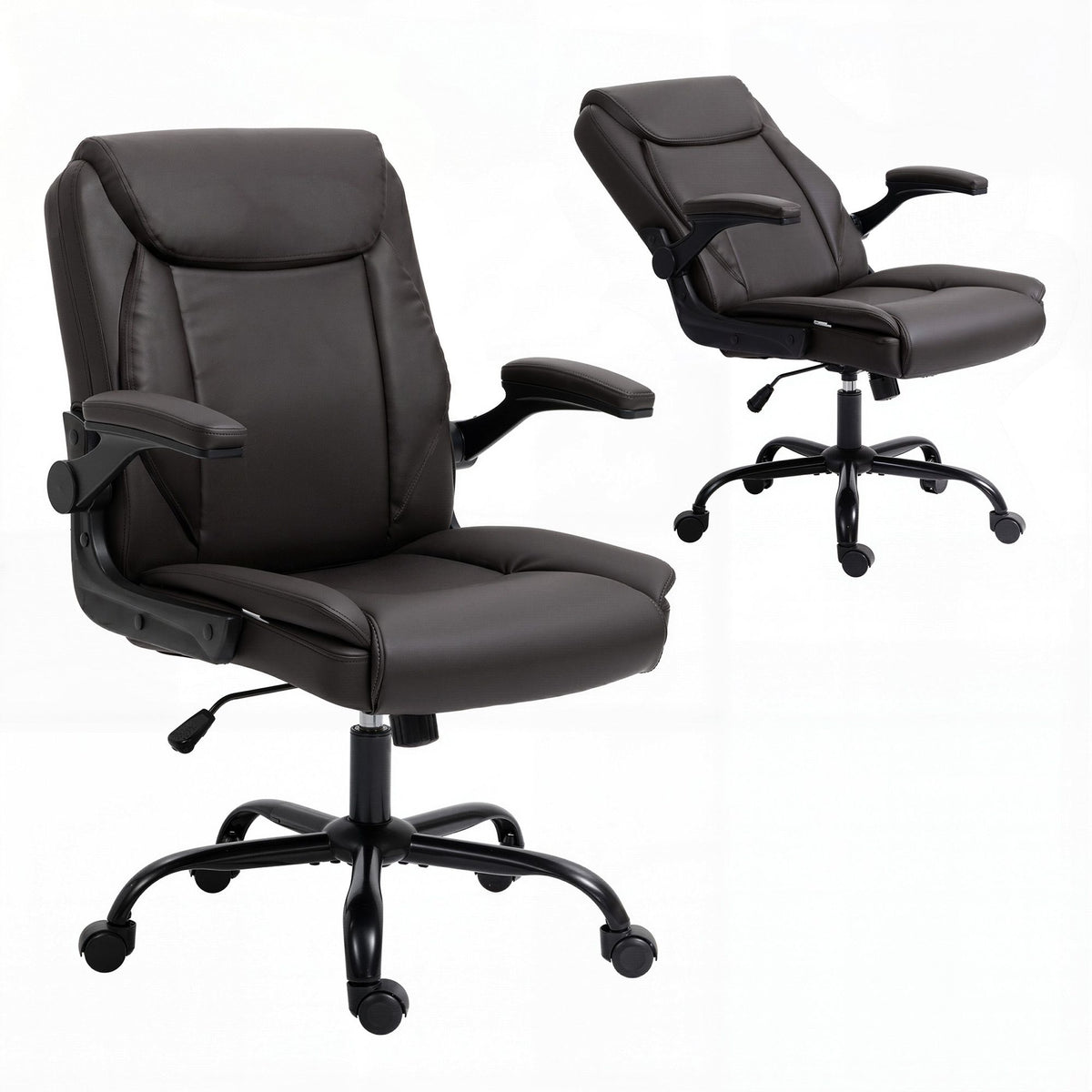 Chastine Executive Mid Back Office Chair with PU Leather