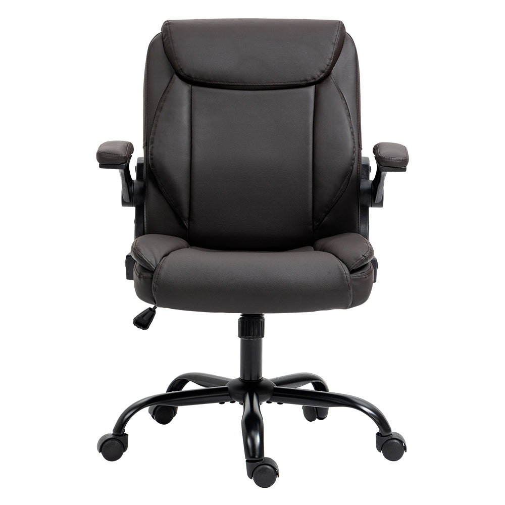 Chastine Mid-Back Executive Office Chair Brown