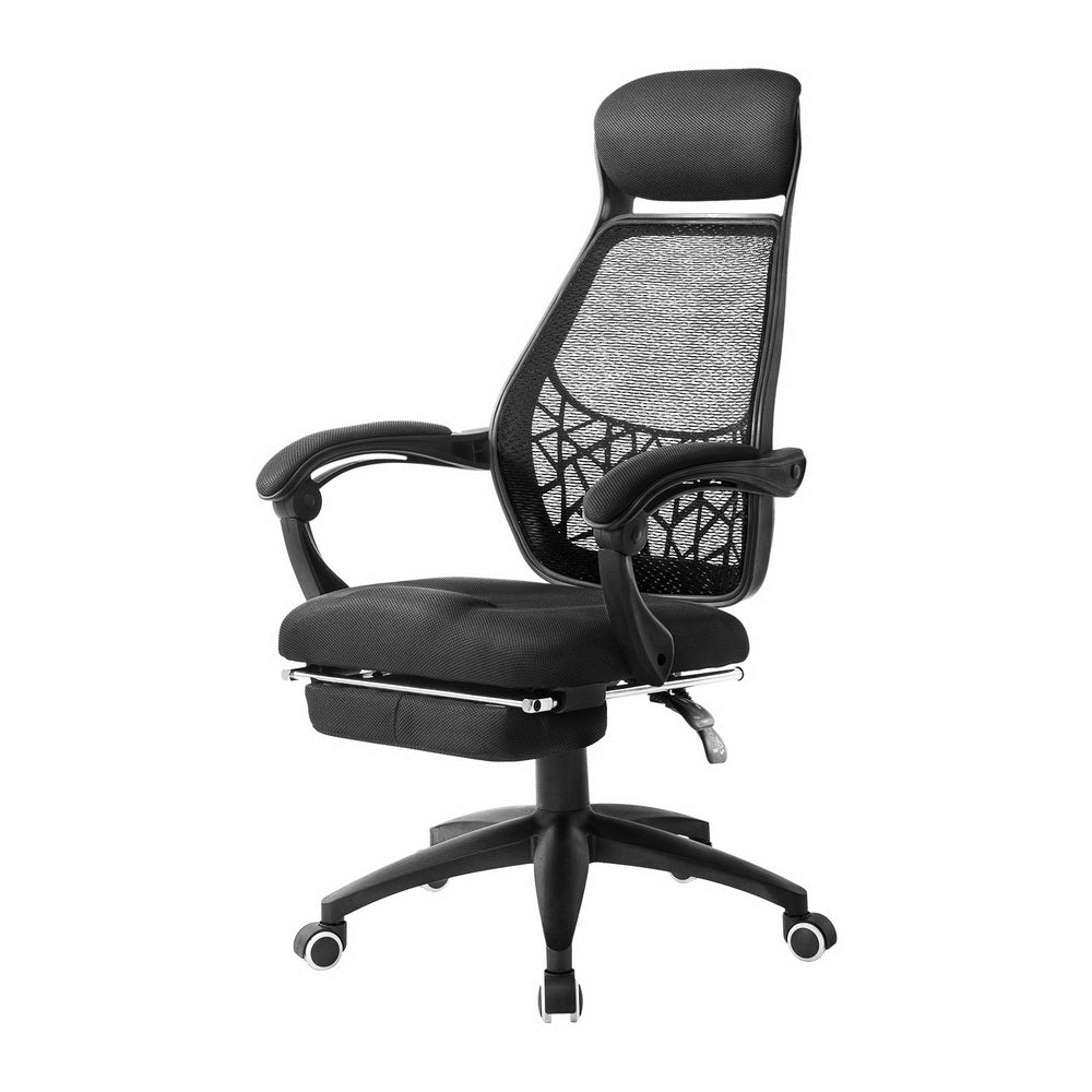 Mosaic Recliner Office Chair Mesh Black