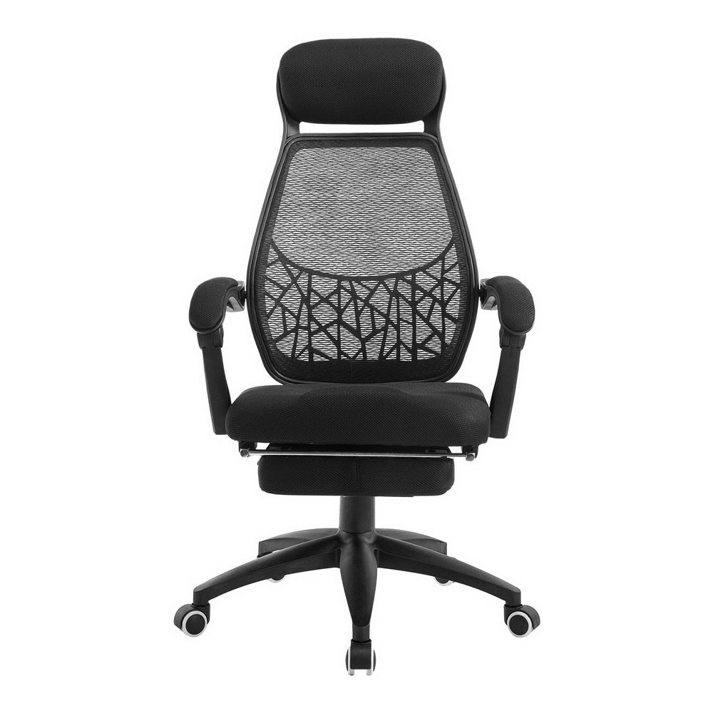 Mosaic Recliner Office Chair Mesh Black