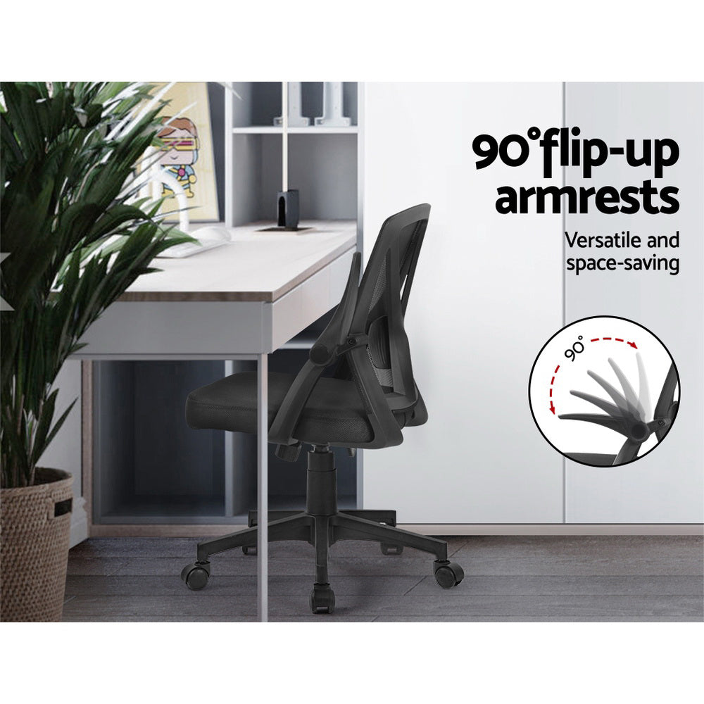 Nile Mid-Back Mesh Office Chair Black