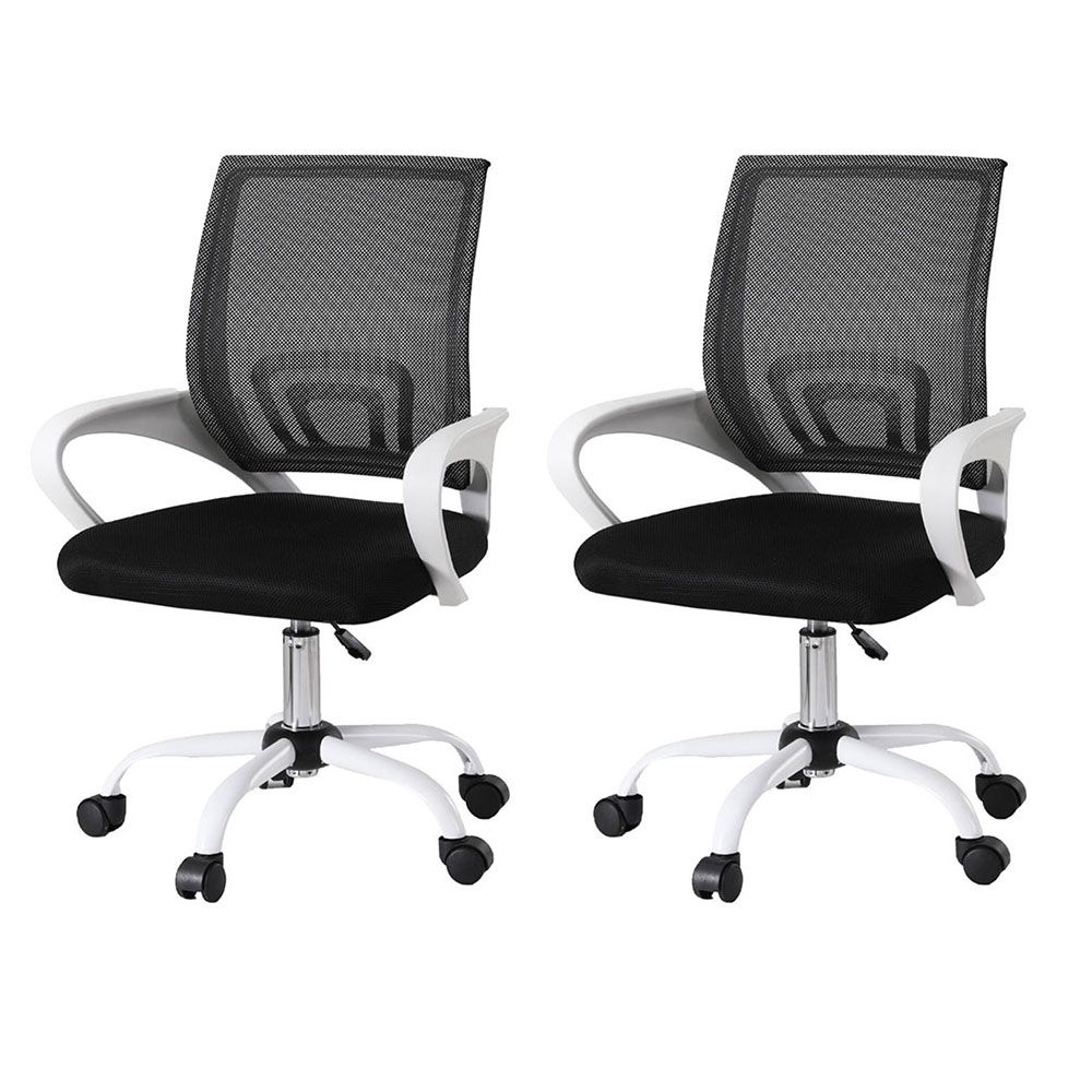 Artiss 2x Mesh Office Chair Mid Back Gaming Desk Chair