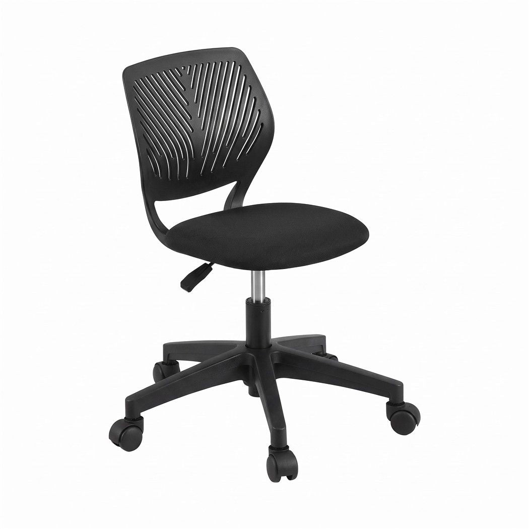 Artiss Ergonomic Office Chair Armless Height Adjustable Black