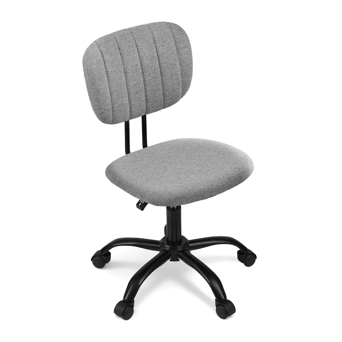 Artiss Armless Ergonomic Office Chair with Wheels, Grey