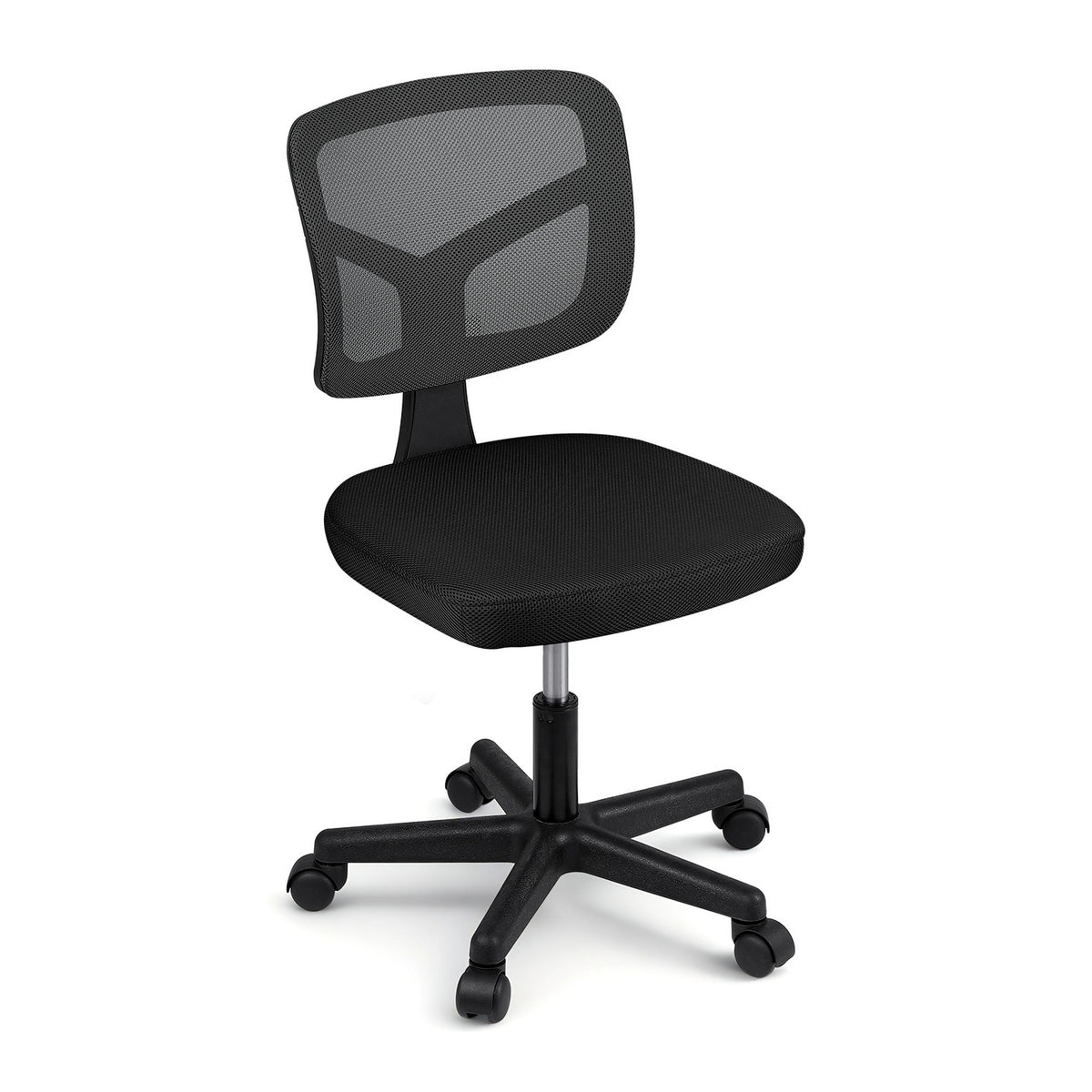 Artiss Armless Ergonomic Mesh Office Chair, Black