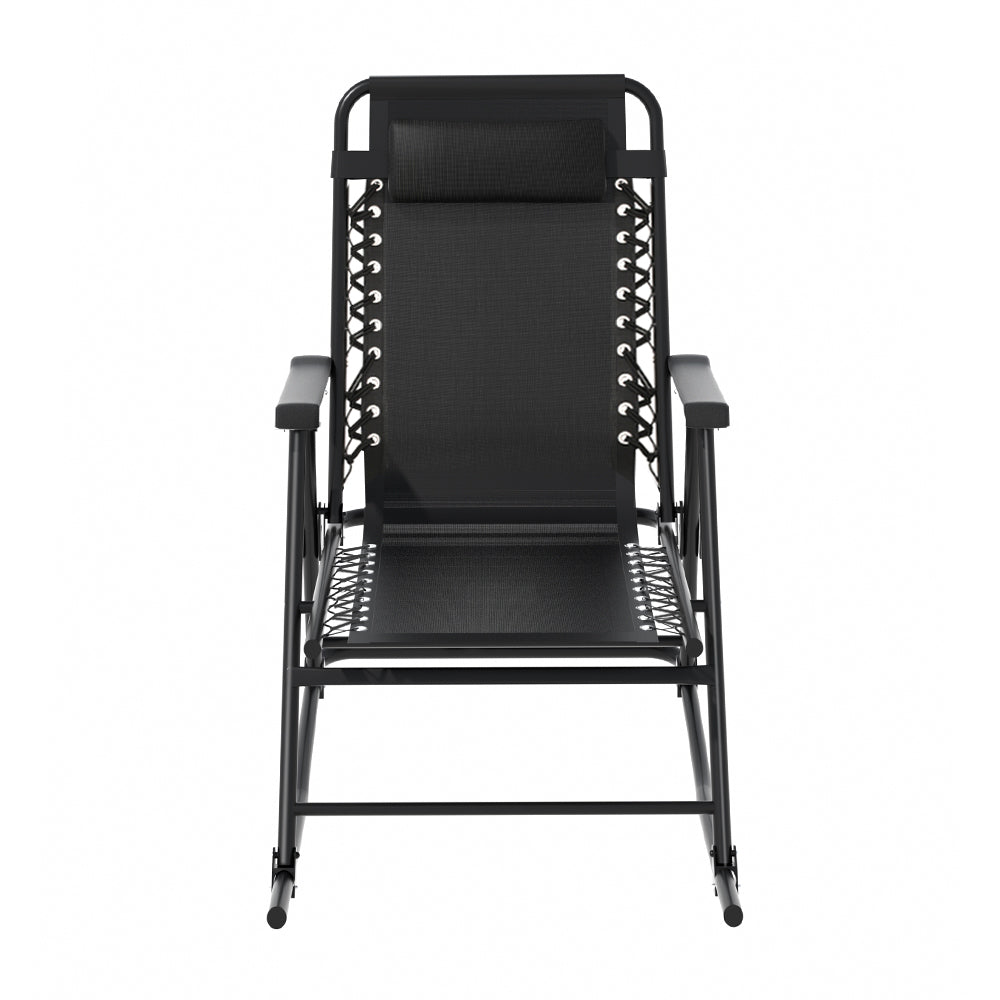 Gardeon Folding Rocking Recliner Outdoor Patio Chair