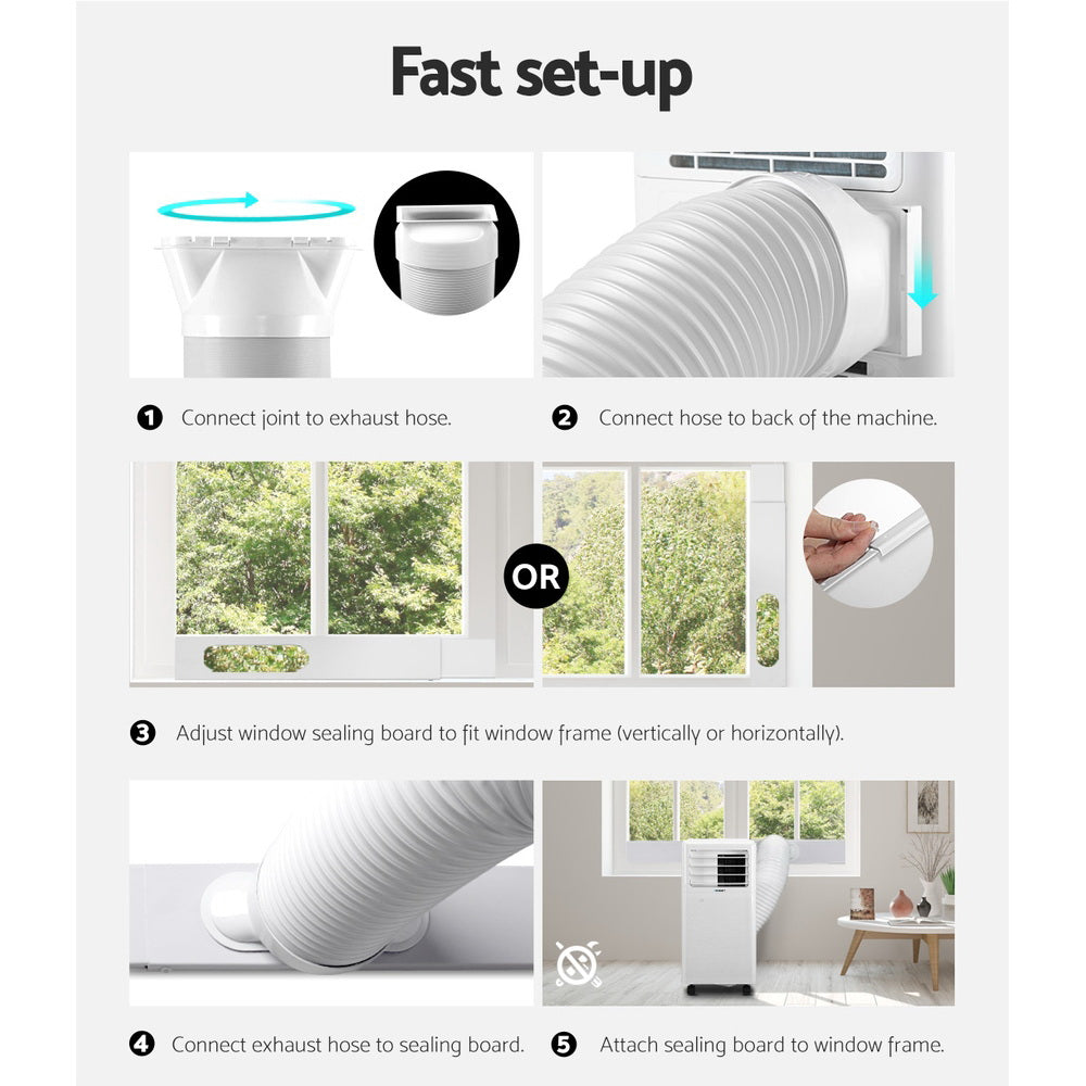 Devanti 7000BTU Portable Air Conditioner White