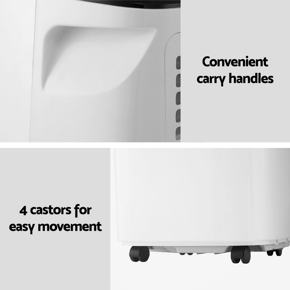 Devanti 7000BTU Portable Air Conditioner WiFi Control White