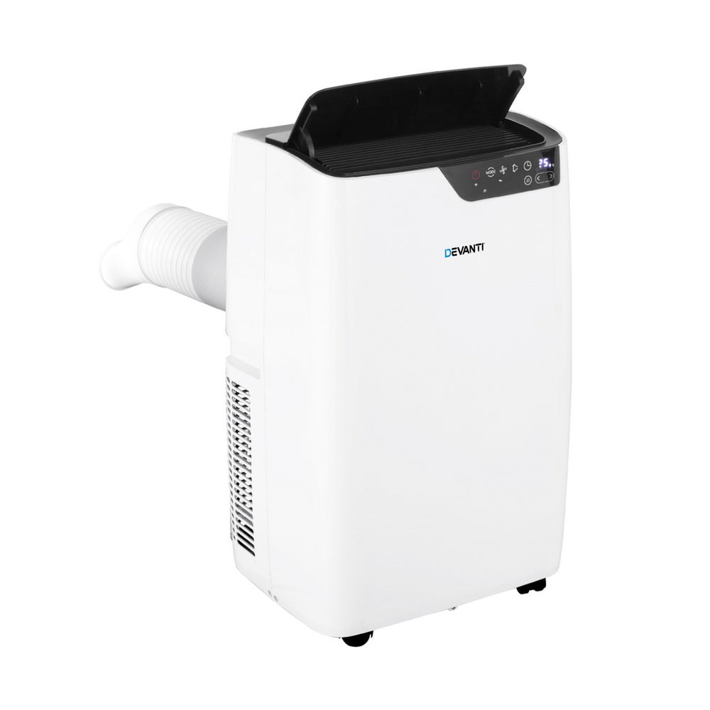 Devanti 12000BTU Portable Air Conditioner Dehumidifier Fan White