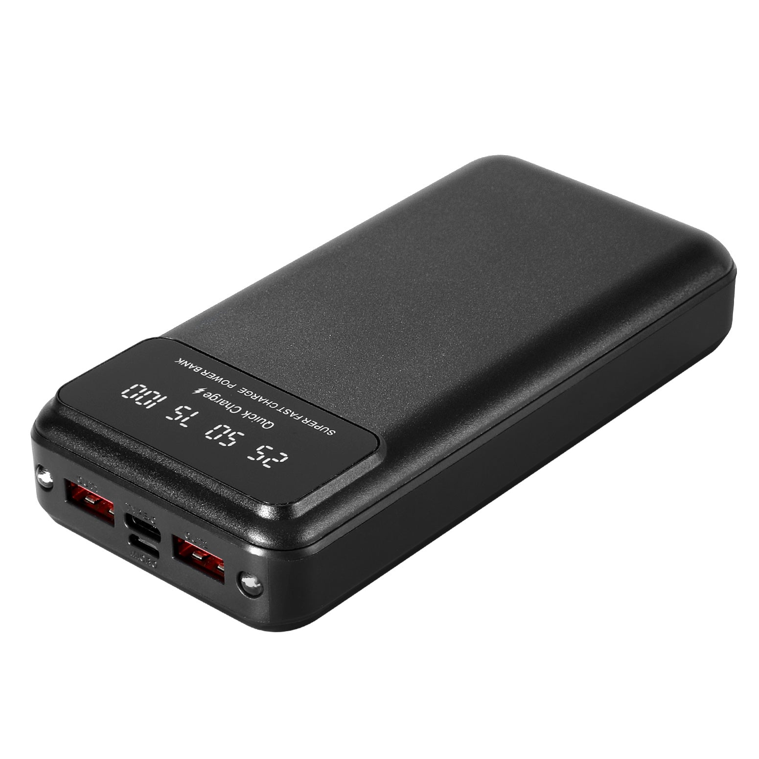 20000mAh Power Bank PD22.5W Quick Charger Black