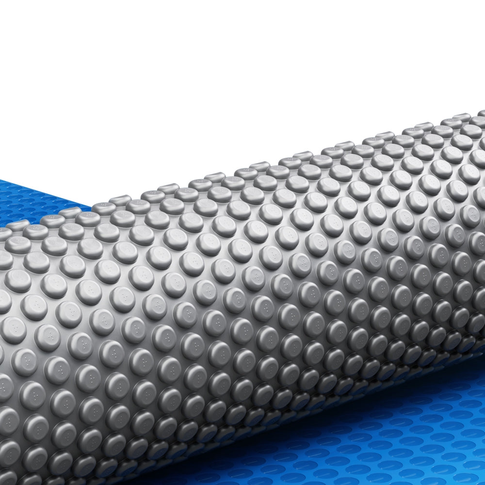 Aqua Buddy 11x6.2m Solar Pool Cover 600 Micron Blue Silver