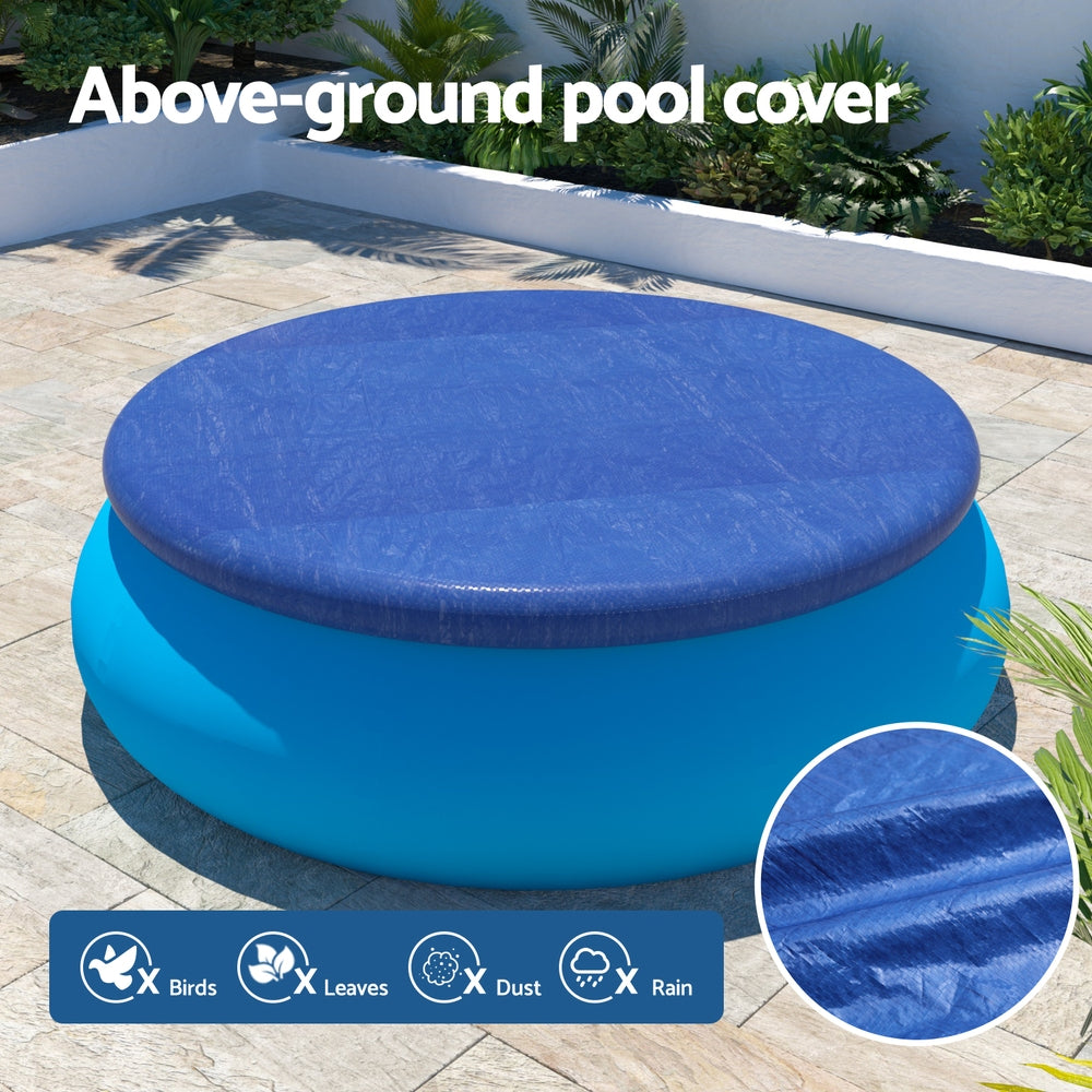 Aqua Buddy 2.44m Round Pool Cover Blue