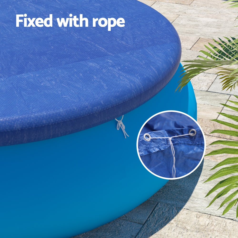 Aqua Buddy 2.44m Round Pool Cover Blue