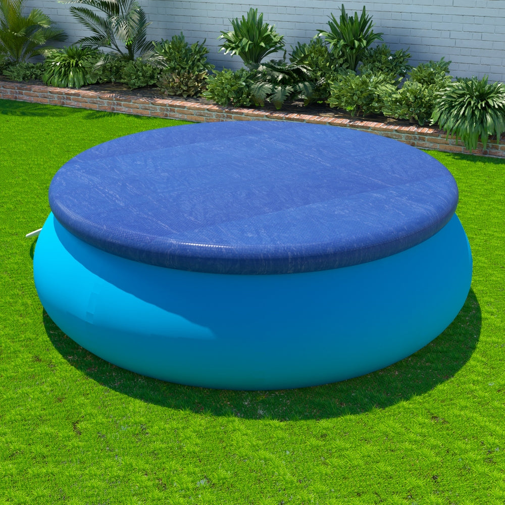 Aqua Buddy Round Above-Ground Pool Cover 2.44m Blue
