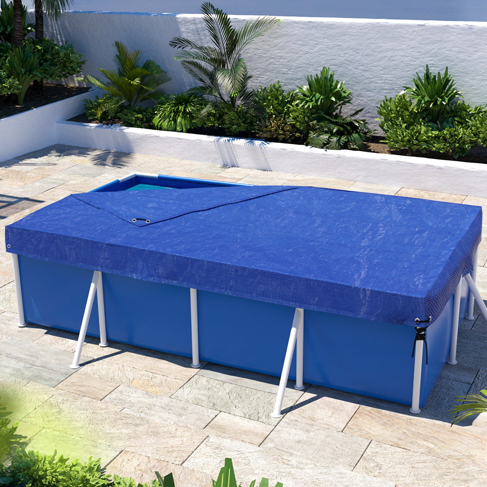 Aquabuddy 3x2m Pool Cover Above-Ground Swimming Blanket Blue