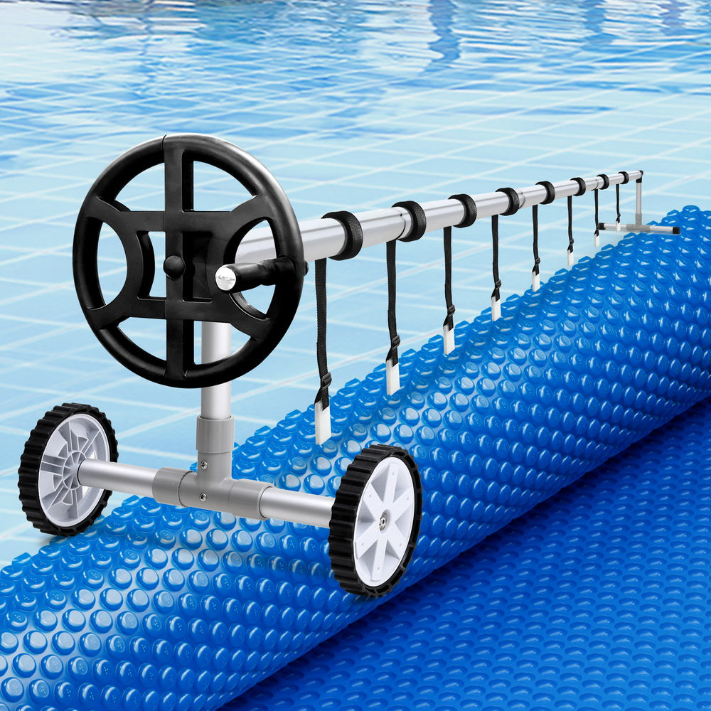 Aqua Buddy Solar Pool Cover 600 Micron 6.5x3m with Roller