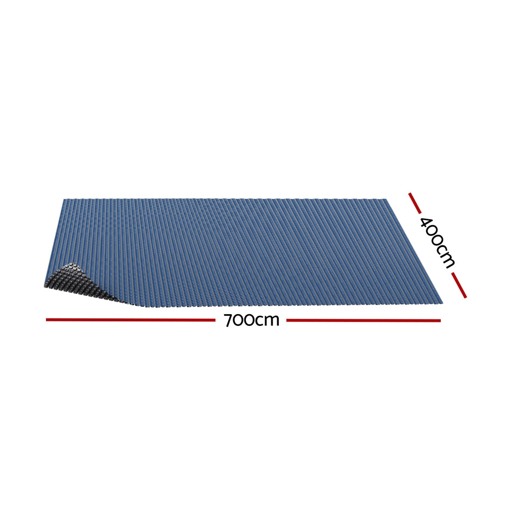 Aqua Buddy 7x4m Pool Cover Solar Blanket 600 Micron Blue Black