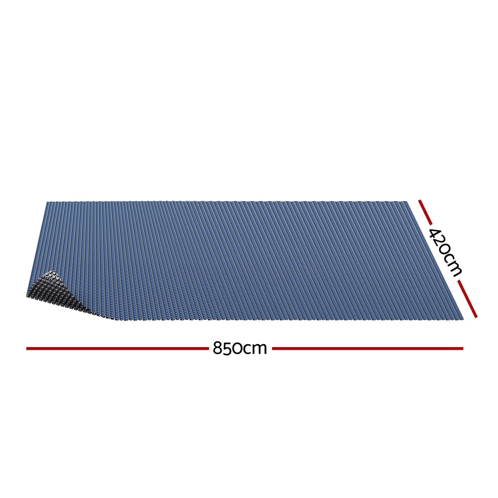 Aqua Buddy 8.5x4.2m Solar Pool Cover 600 Micron Blue Black