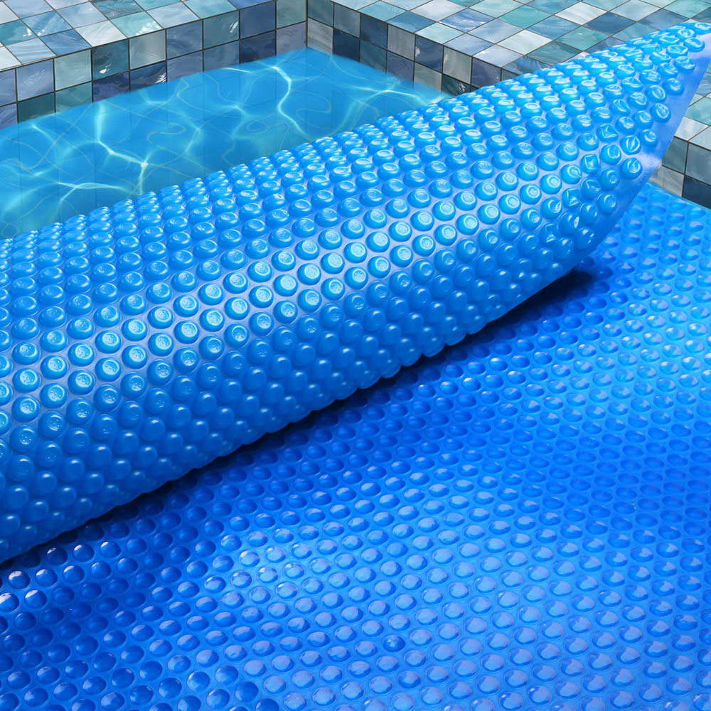 Aquabuddy 8.5x4.2m Solar Pool Cover 500 Micron Blue Silver