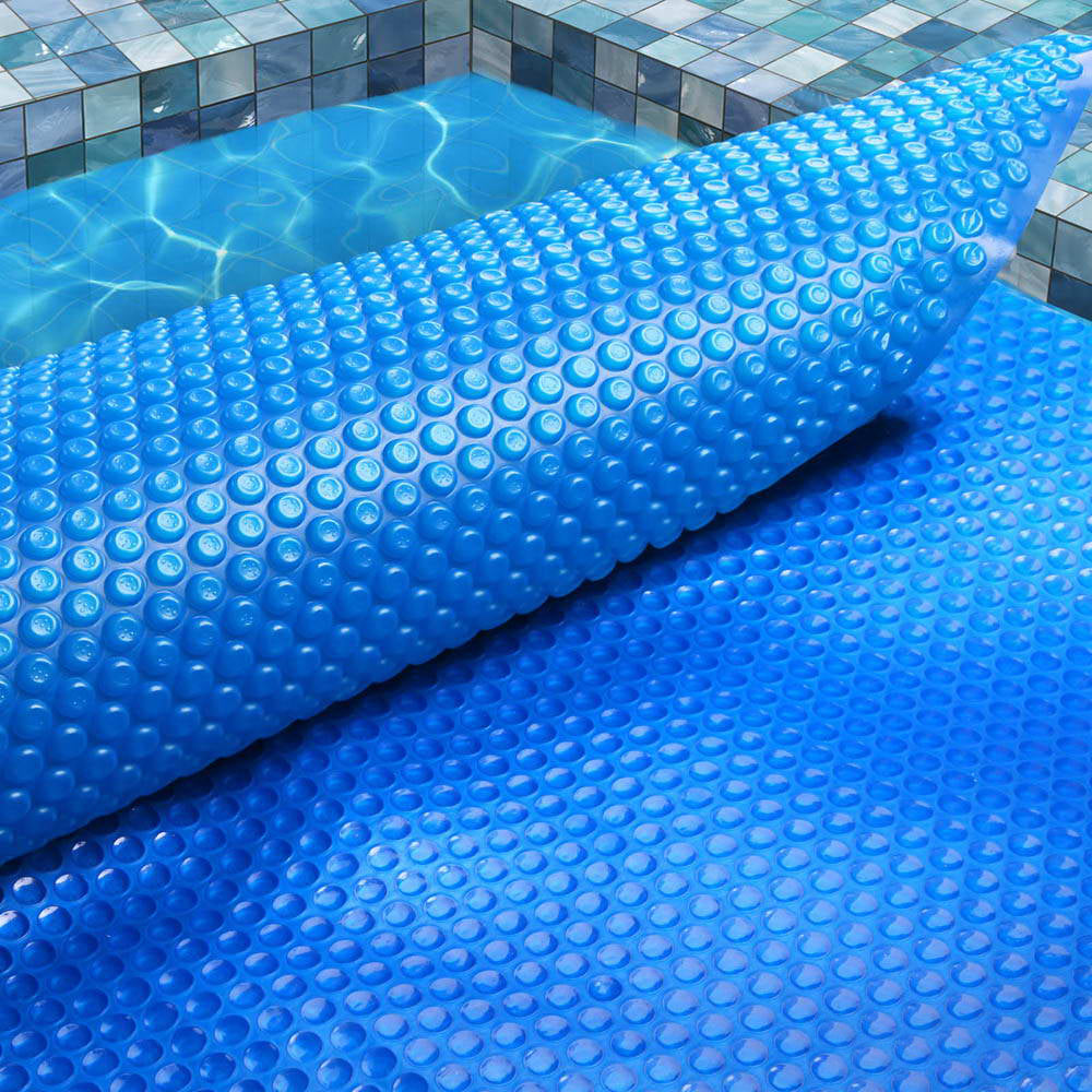 Aqua Buddy 9.5x5m Solar Pool Cover 400 Micron Blue Silver