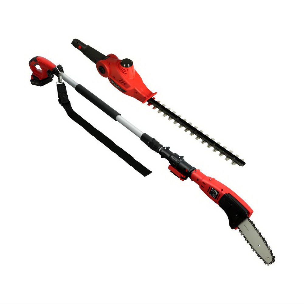 Giantz 8" Cordless Pole Chainsaw Trimmer 20V Battery 2.7m Reach